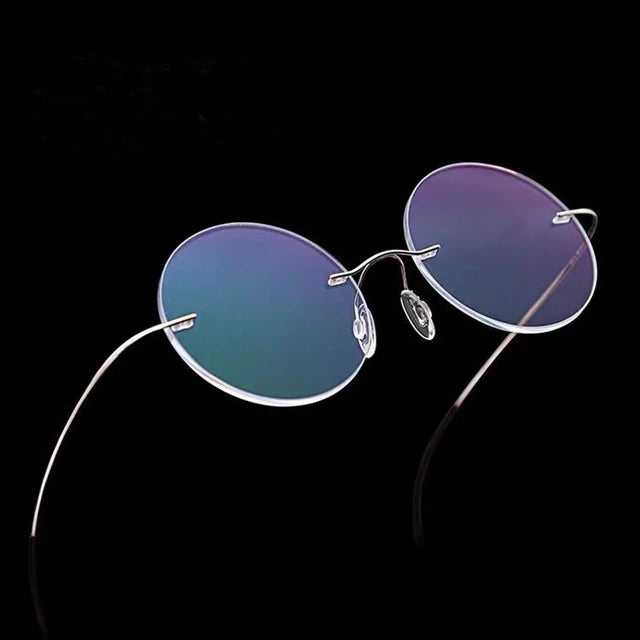 UnisexTitanium Frameless Photochromic Nearsighted Glass Rimless UnisexTitanium Frameless Photochromic Nearsighted Glass Rimless