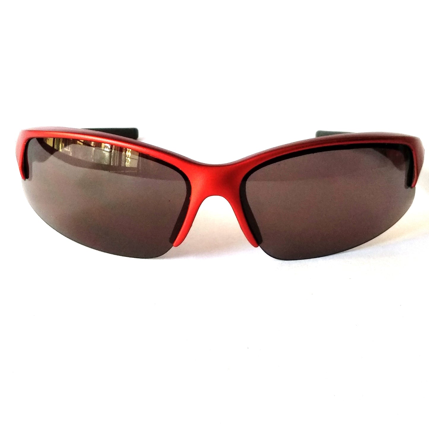 Red Wraparound Sports Sunglasses
