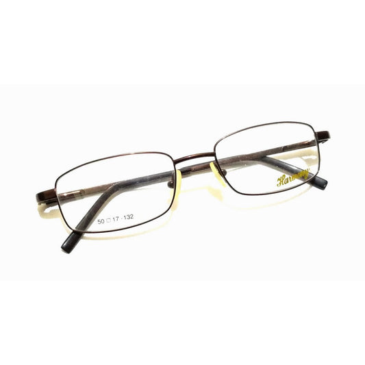Distinct Copper Full Frame Rectangle Progressive Glasses - Multifocal No Line Bifocal Lens 1189co