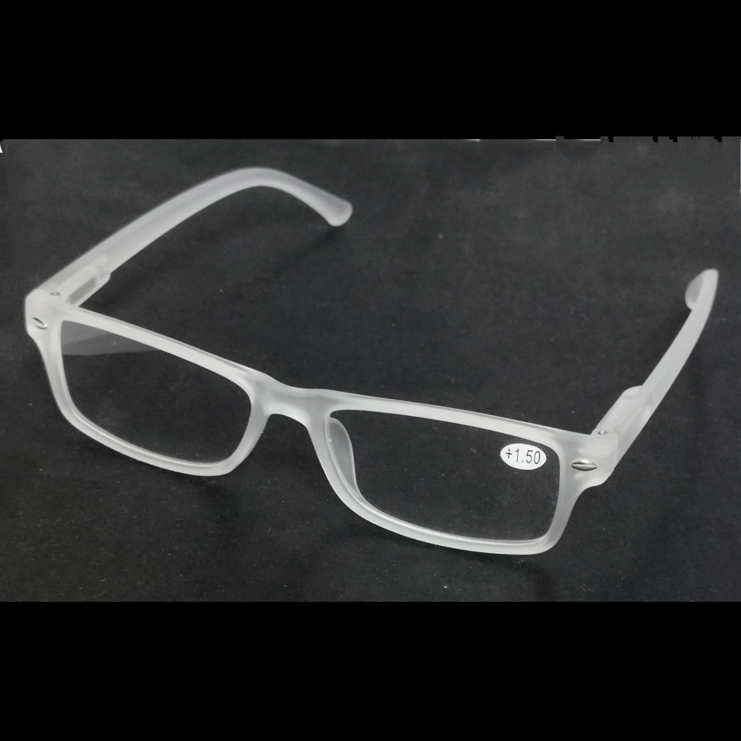 Matt WhiteTrendy Colors Blue Light Blocking Computer Reading Glasses for Men and Women