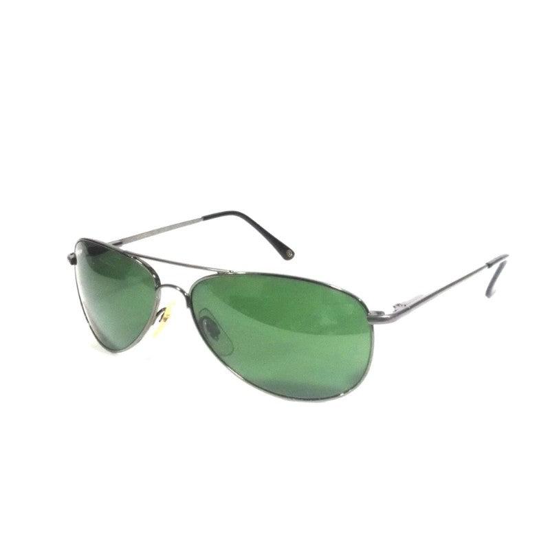 Gunmetal Green Lens Sunglasses with UV400 Toughened Lenses