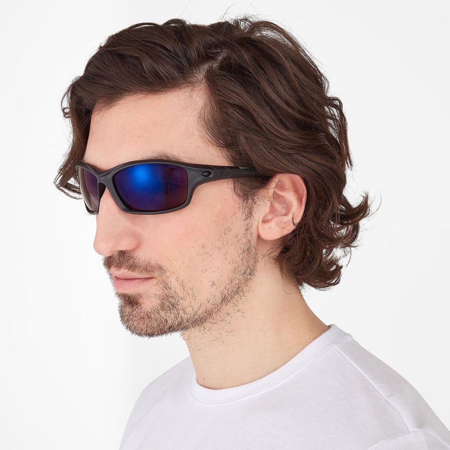 Black Sports Sunglasses for Cricket, Cycling, Running & Outdoor Use