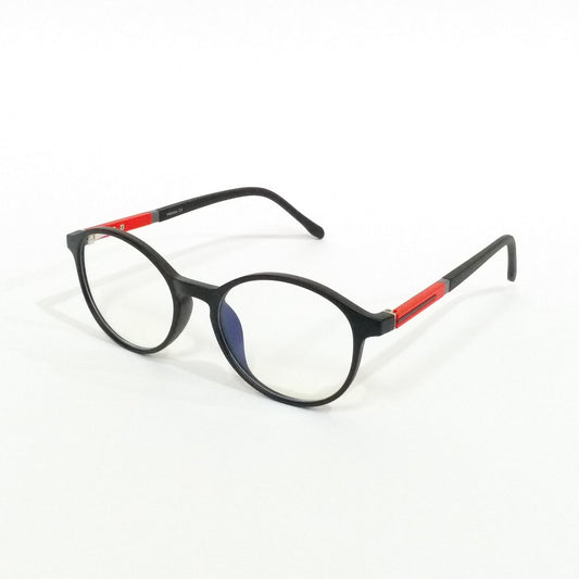 Anti-Reflective Blue Cut Round Glasses for Men & Women – Chashma Frame 66001