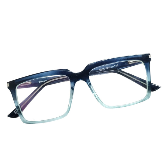 Green Two Tone Crutch Glasses for Eyelid Support Ptosis– Square Frame (50-17-145)