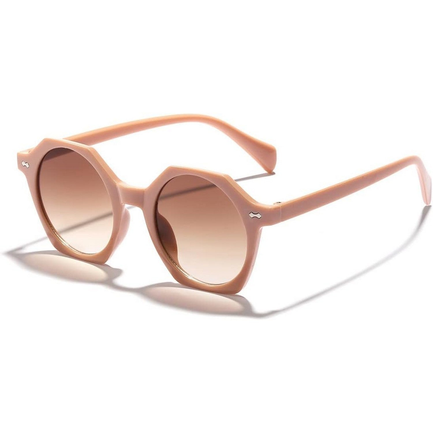 LunaShade Round Hexa Sunglasses for Men and Women Beach Glasses