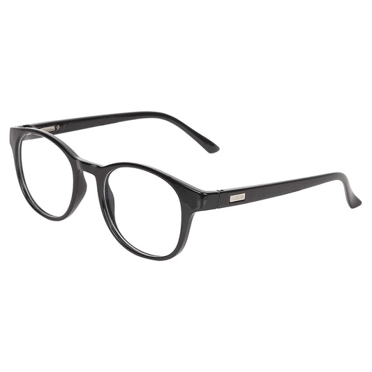 ARTView AV107 Classic Round Eyeglasses Frame - Black