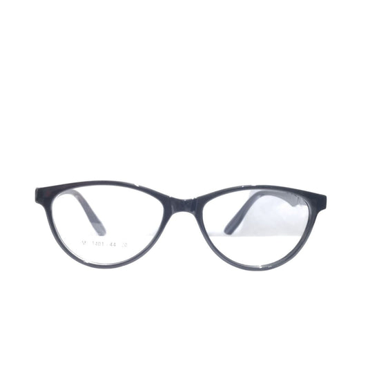 Kids Ptosis Crutch Glasses – Black Cat Eye Frame with Eyelid Lift Support (Size 44-20)