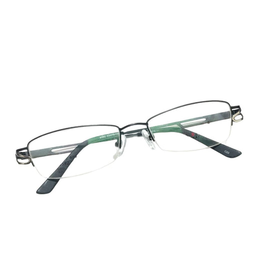 Black Designer Supra Half Rimless Computer Glasses for Women 6592BK