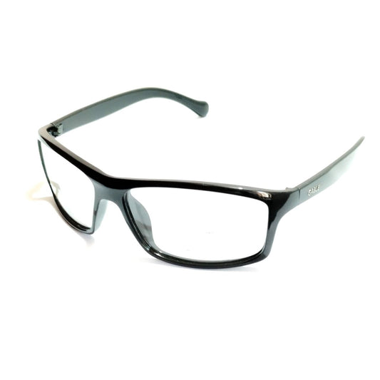 Black Frame Wraparound Sports Cycling Photochromic Sunglasses