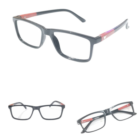 Large Rectangle Full Frame Ptosis Crutch Glasses 49-20 Model 1411