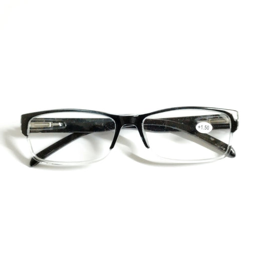 Black Full Frame Blue Light Blocking Computer Reading Glasses for Men Women