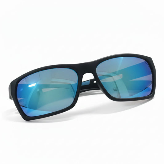 Blue Mirrored Performance Cricket Sunglasses