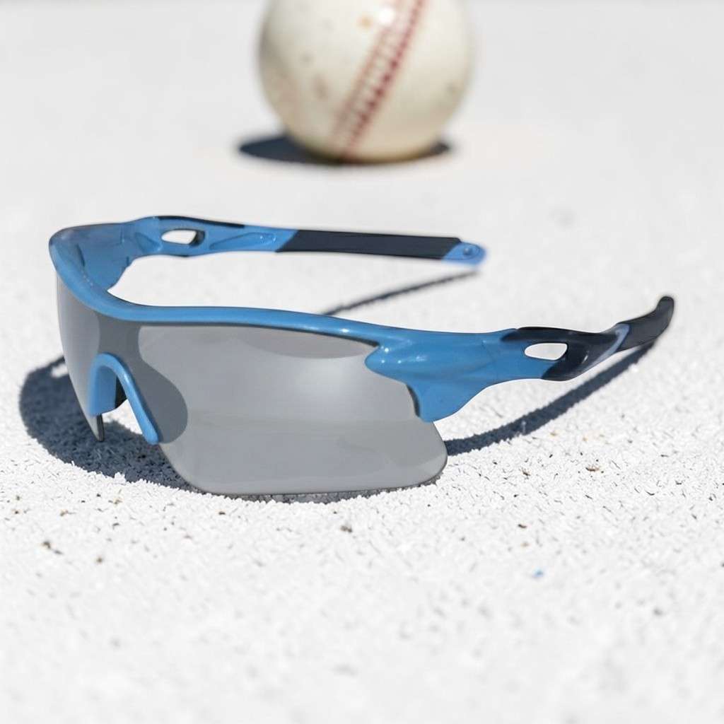 Azure Edge Day-Night Photochromic Cricket Sunglasses: Adaptive Clarity