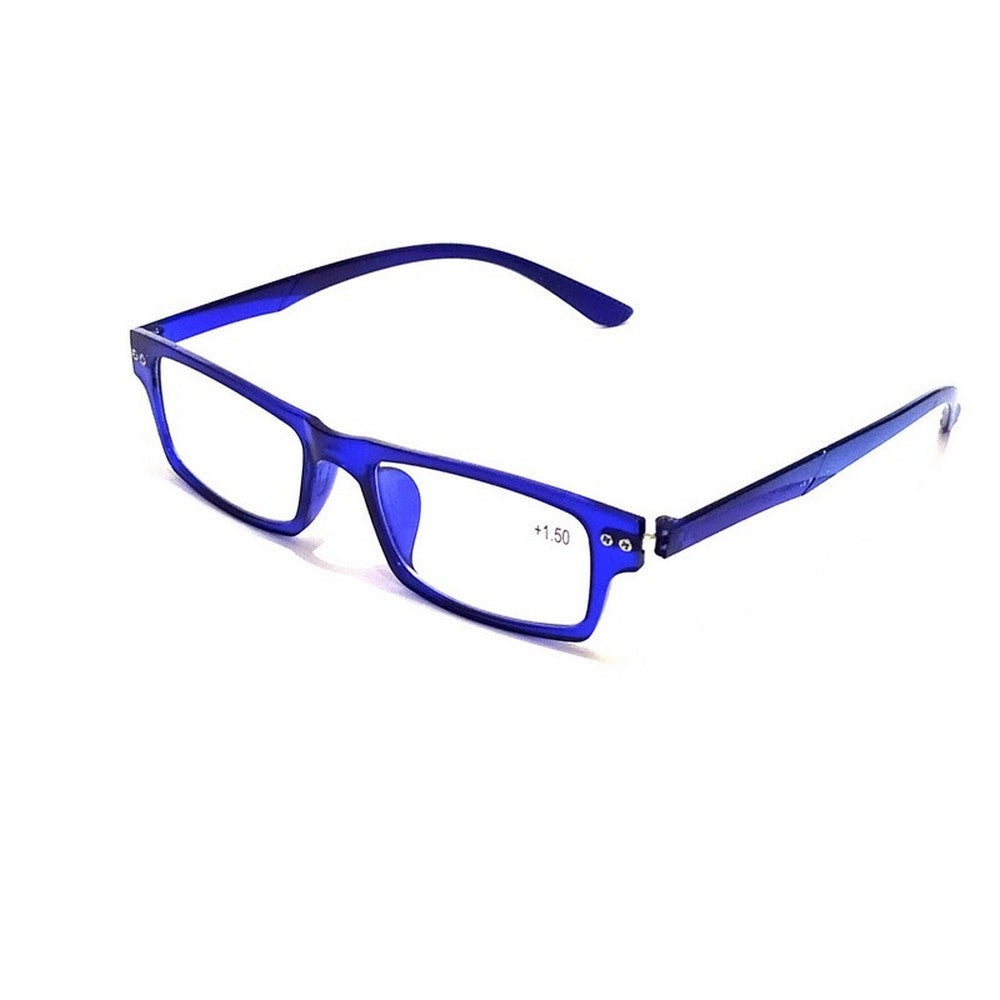 Blue Slim Computer Reading Glasses Reduce Digital Eye Strain and Look Stylish While Working