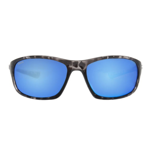 Blue Mirror Wraparound Polarized Sports Cycling Driving Sunglasses