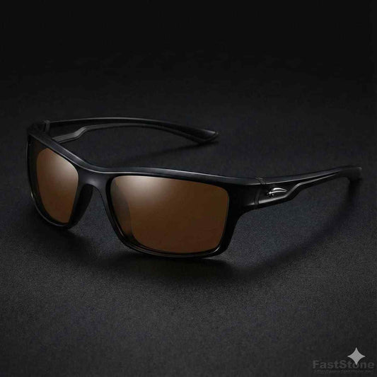 Red Mirror Wraparound Polarized Sports Sunglasses – High-Performance Eye Protection
