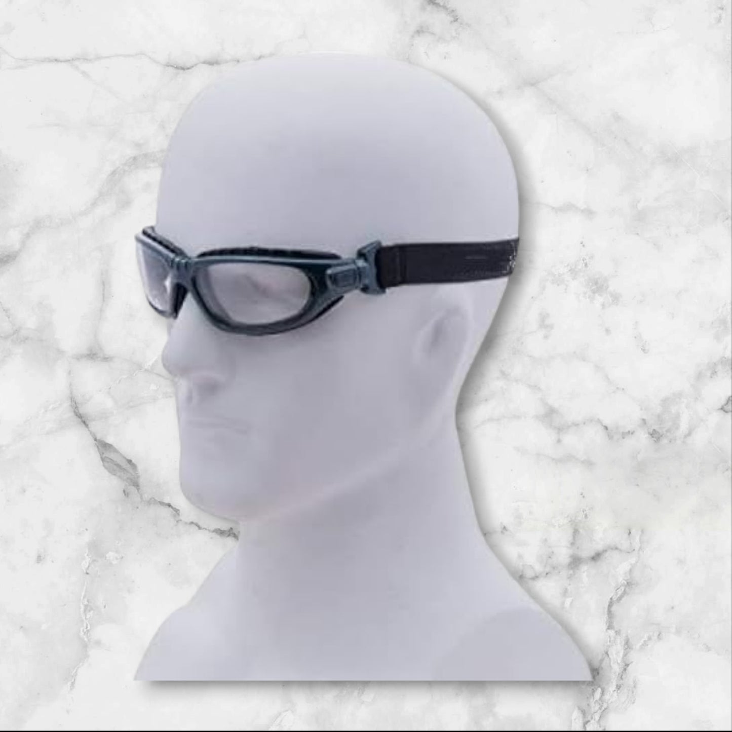 Clear Dust Protection Wraparound Sports Cycling Sunglasses with interchangeable side Head Band