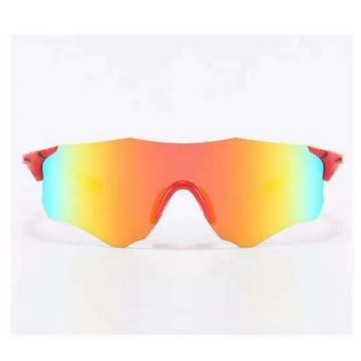 Cricket Sunglasses Cycling Sunglasses Red Frame Mirror Lens