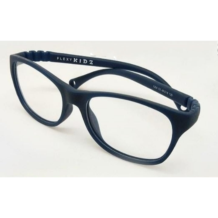 Sark Blue Trendy Kids Flexible Glasses with Blue Block Filter Lenses 1254