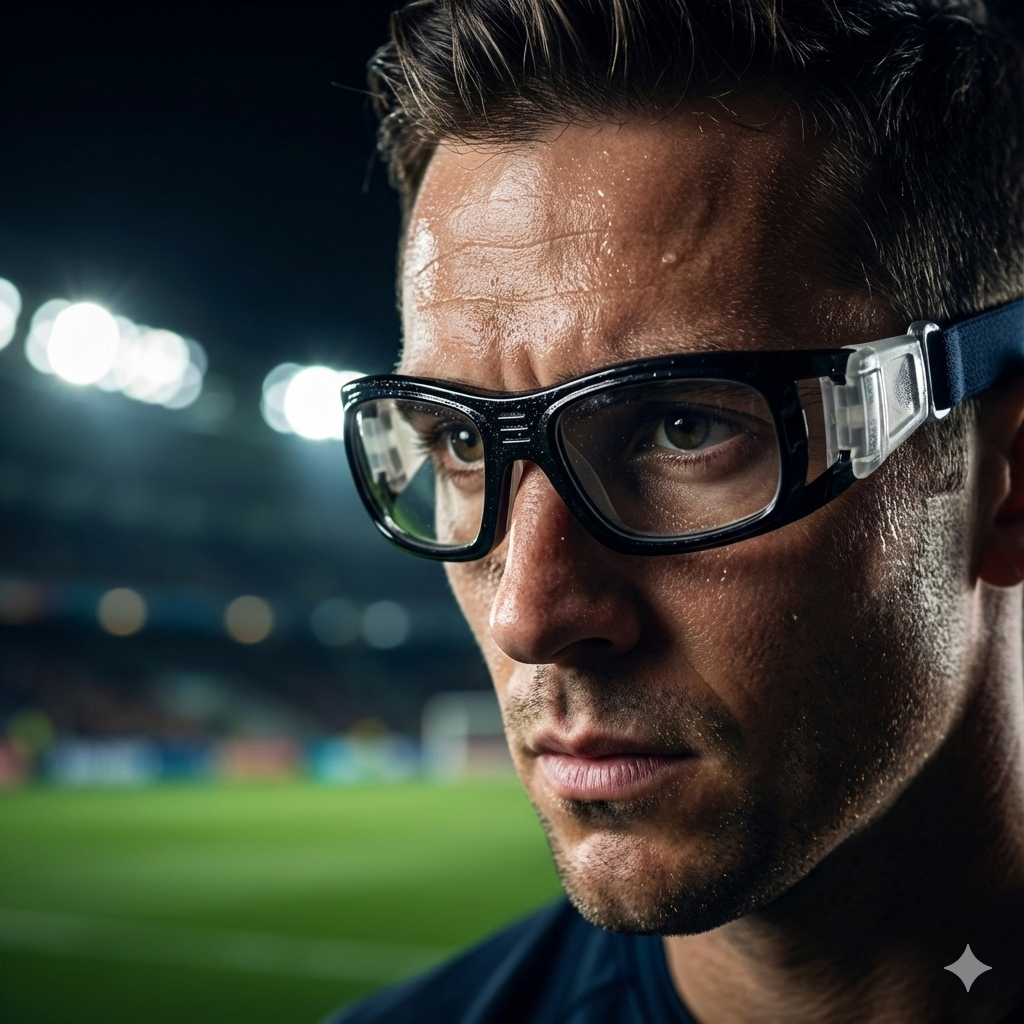 High-Impact EYESafety Sports Glasses for Basketball