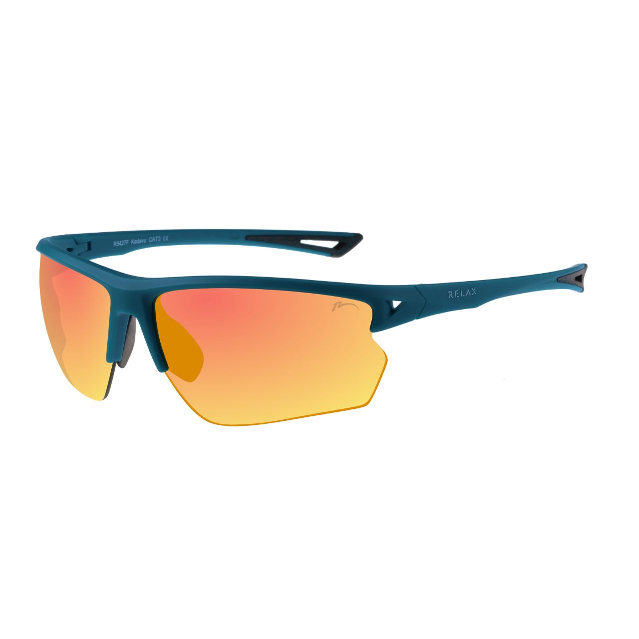 EYESafety Blue Frame Gradient Lens Cat 3 Sports Cycling Sunglasses