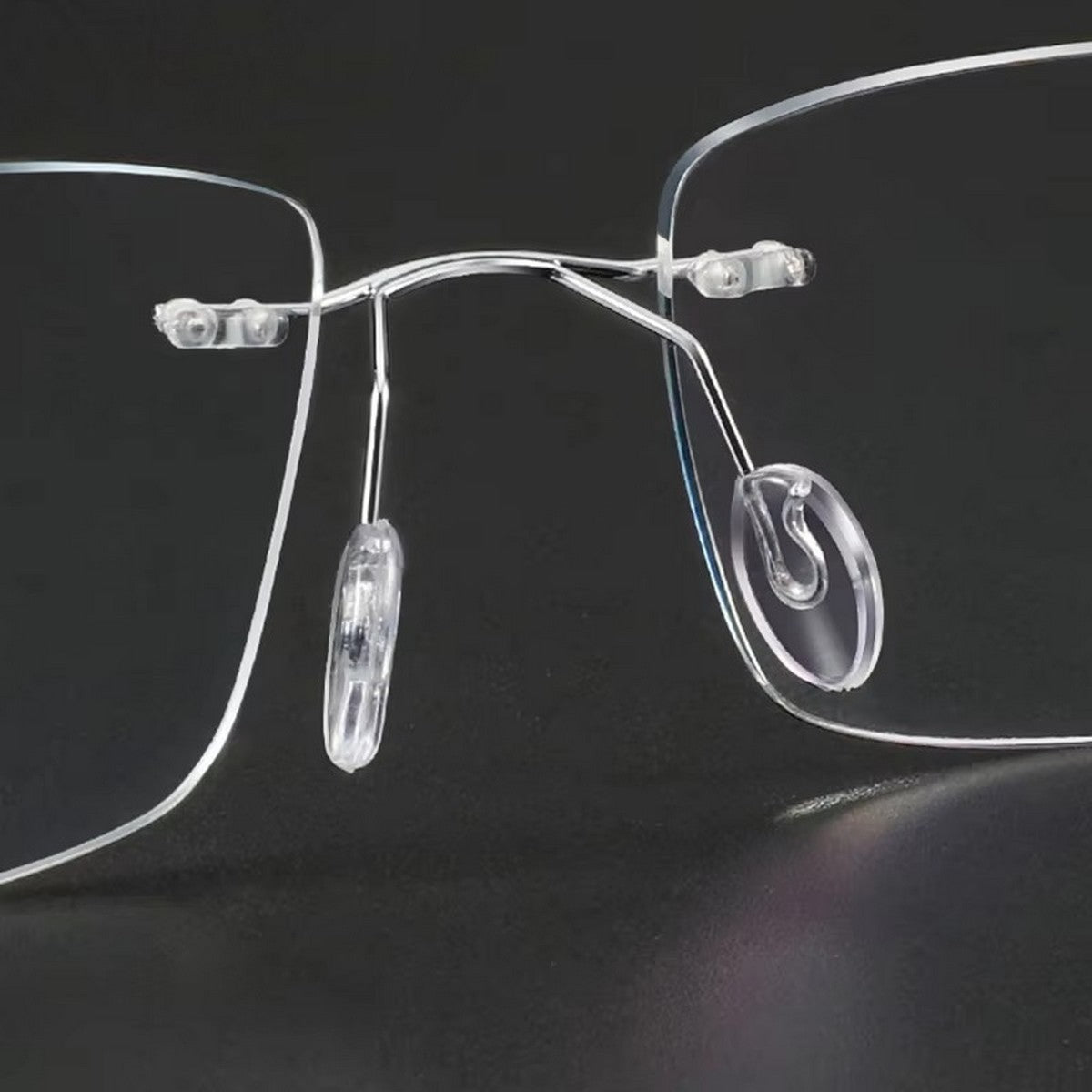 Rimless Frameless Glasses Beta Titanium Alloy Flexible Hinged Frame Optical Eyeglasses Frames