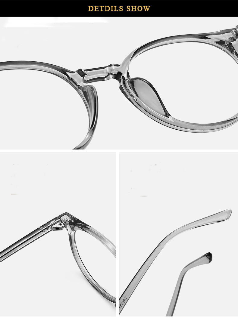 ARTView Clear Transparent Round Computer Glasses Blue Light Glasses M8539 C6