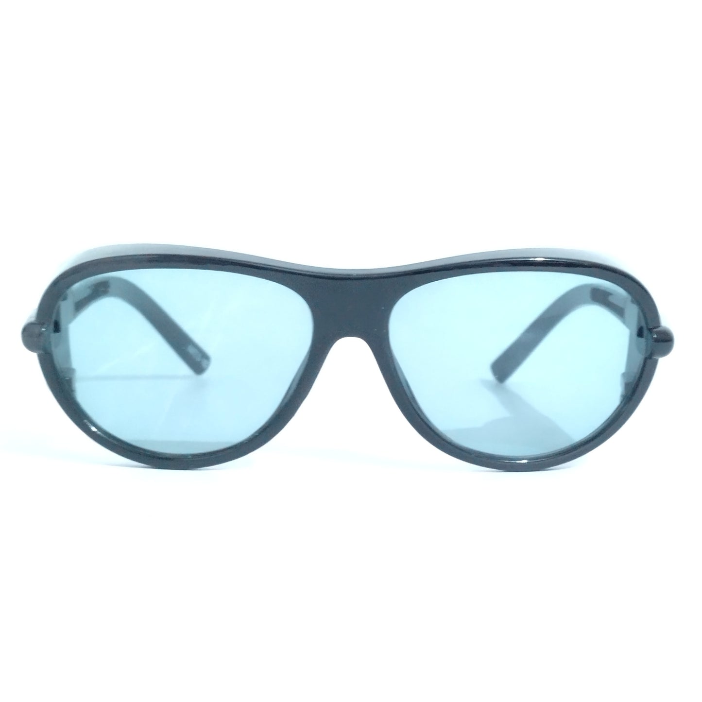Blue Lens Sports Driving Sunglasses with Side Shield