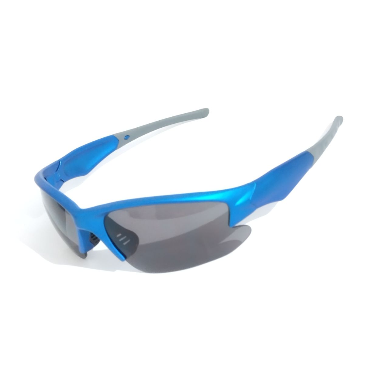 Blue Wraparound Sports Sunglasses - Main Image