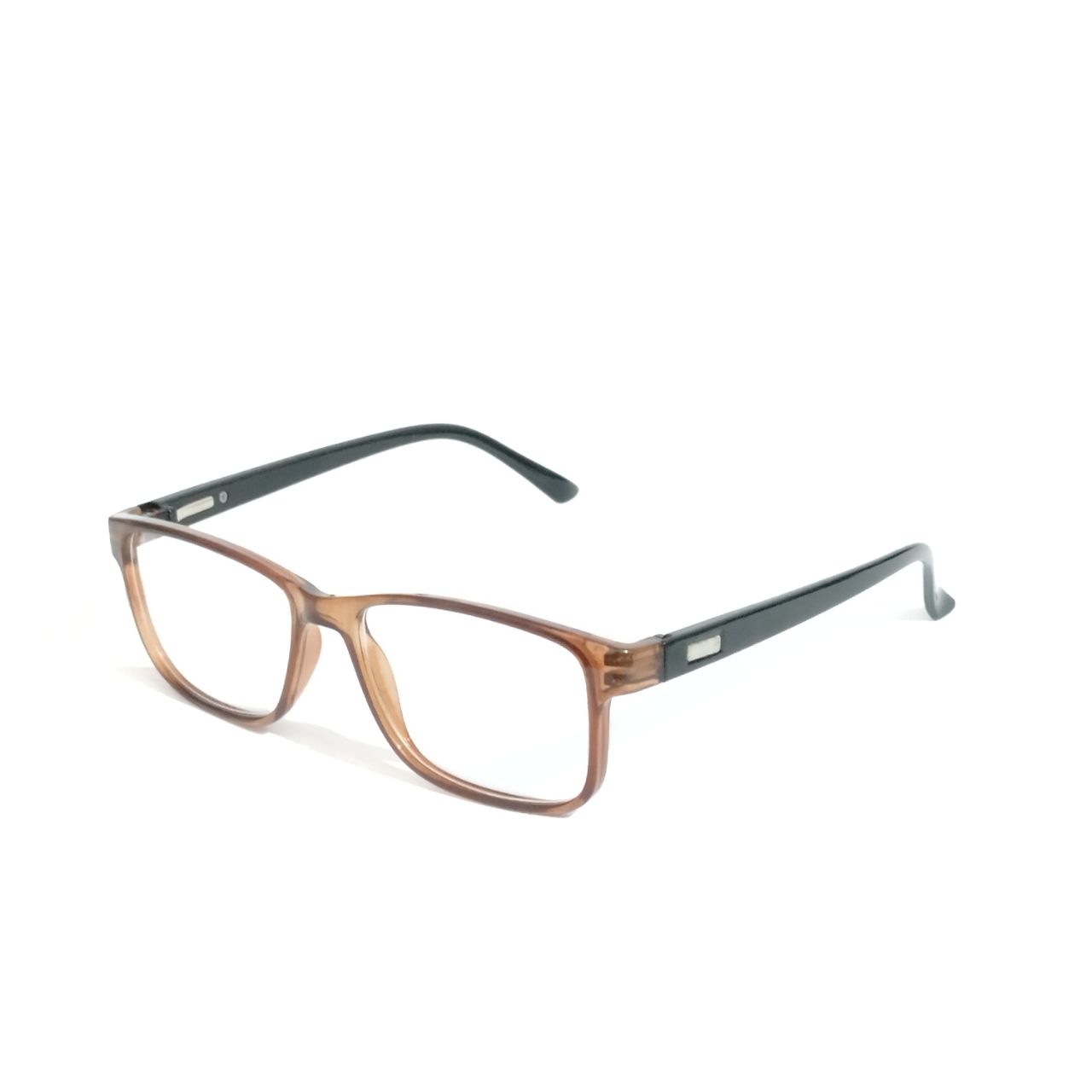 Caramel Cavity Progressive Rectangular Eyeglasses