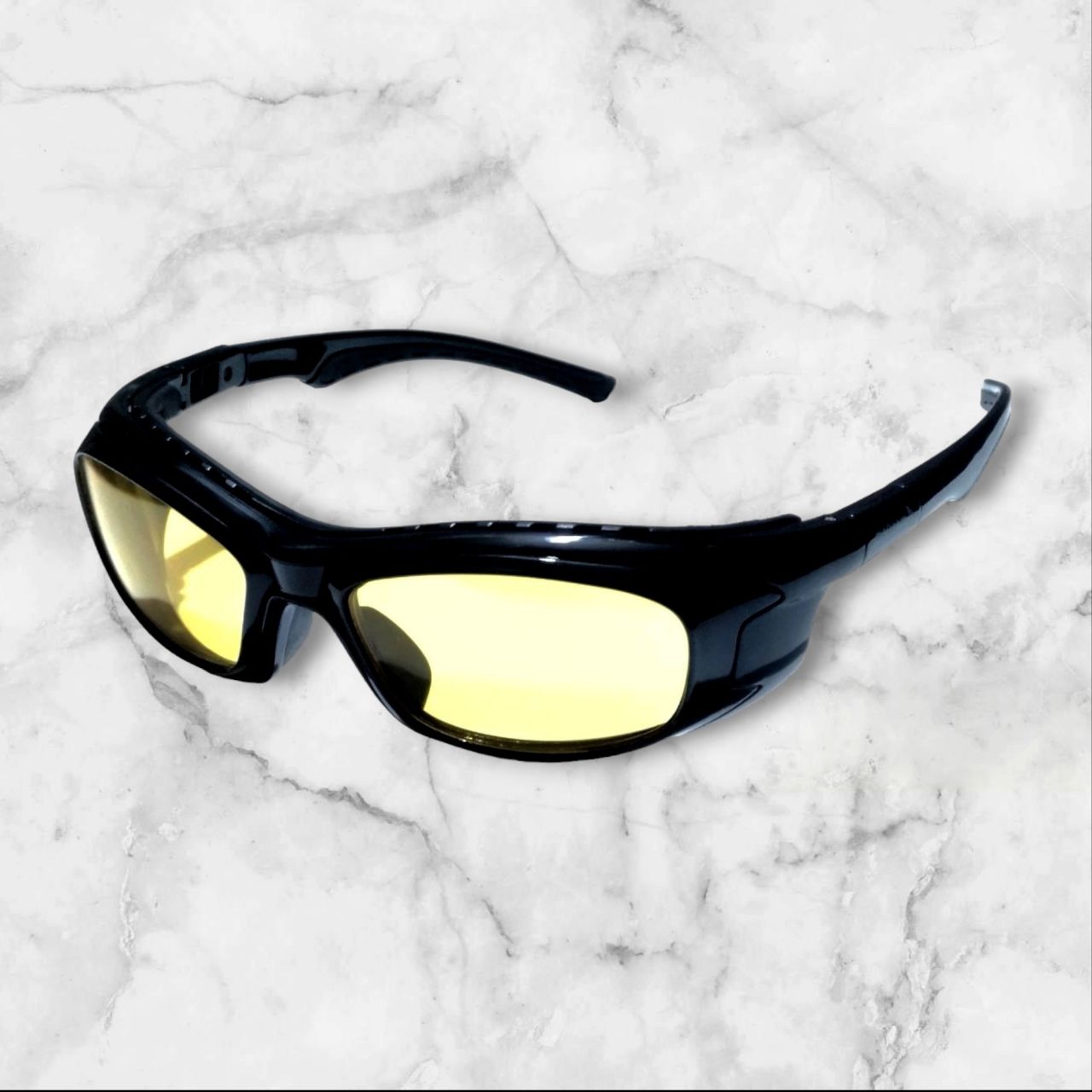 Night driving Dust Protection Wraparound Sports Cycling Sunglasses with integrated side cover