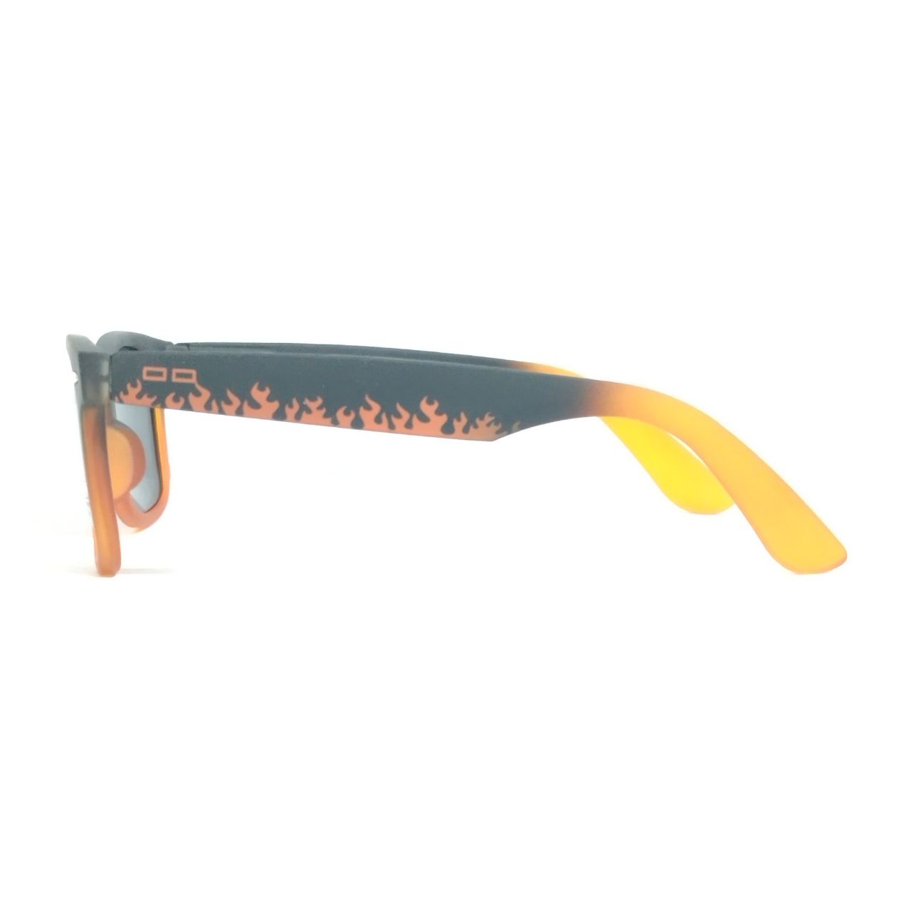 Black Orange Polarized Sunglasses