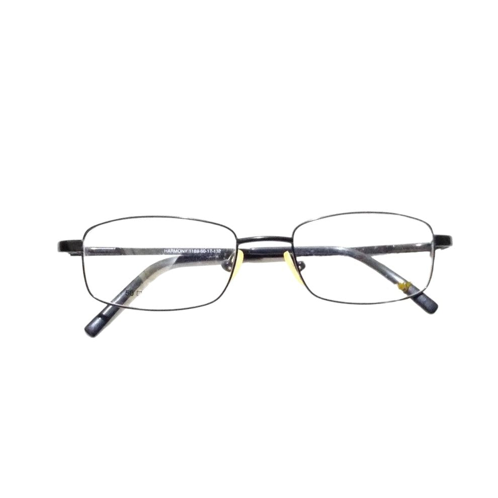 Refined Black Full Frame Rectangle Progressive Glasses Multifocal No Line Bifocal Lens 1189bk