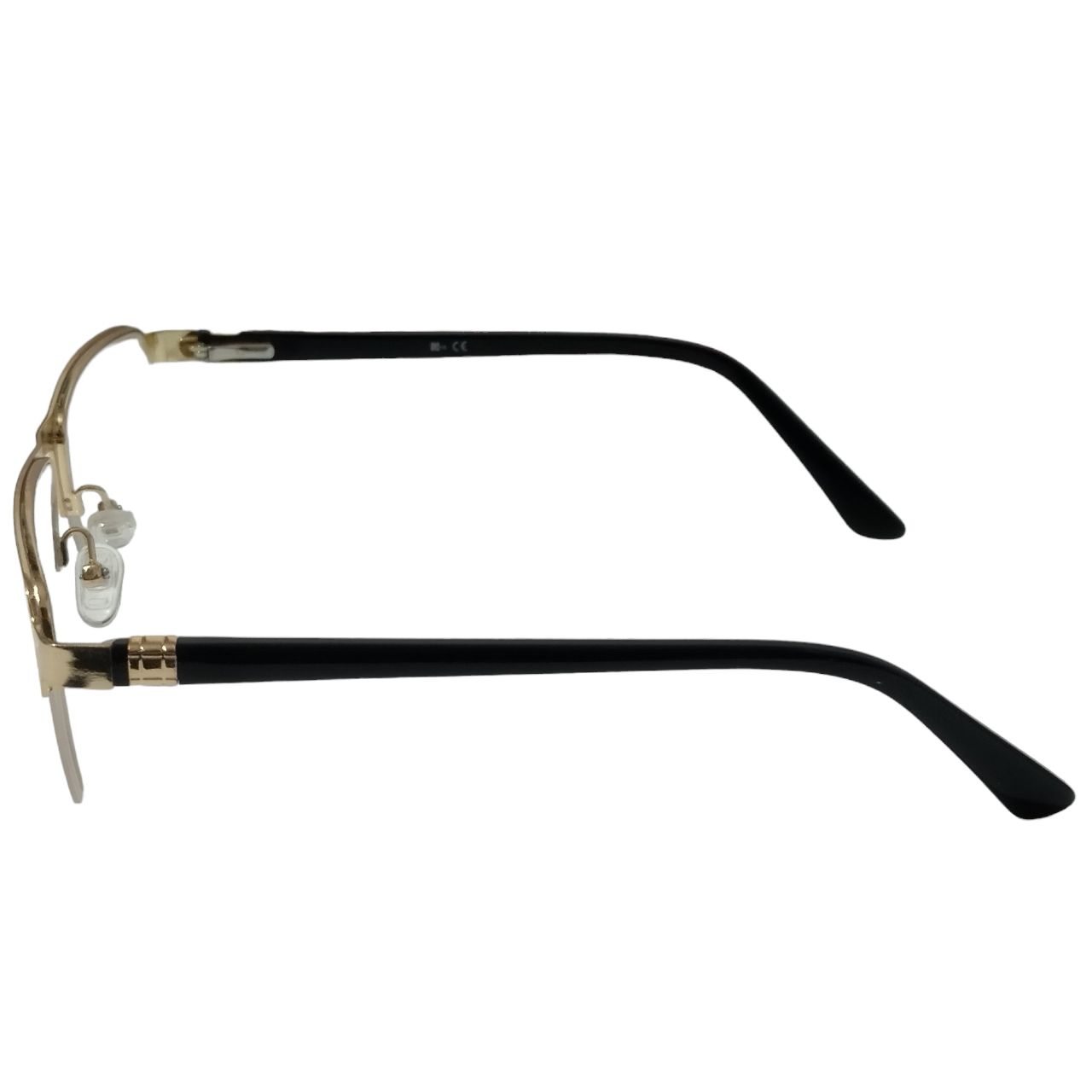 Luxury Executive Rectangle Gold Half Frame Supra Glasses