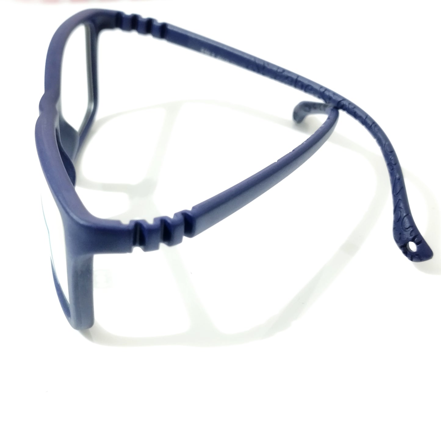Dark Blue Unbreakable Kids Flexible Rectangle Glasses Age 4 to 7 Years