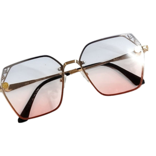 Luxury Designer Sunglasses Blue Pink Gradient