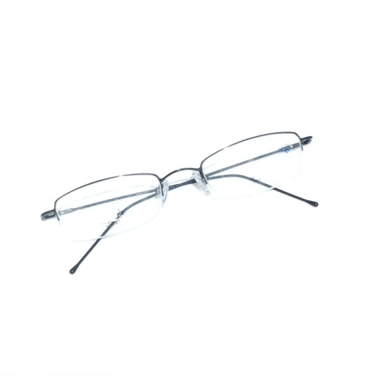 Black Lightweight Supra Half Frame Glasses CA0298