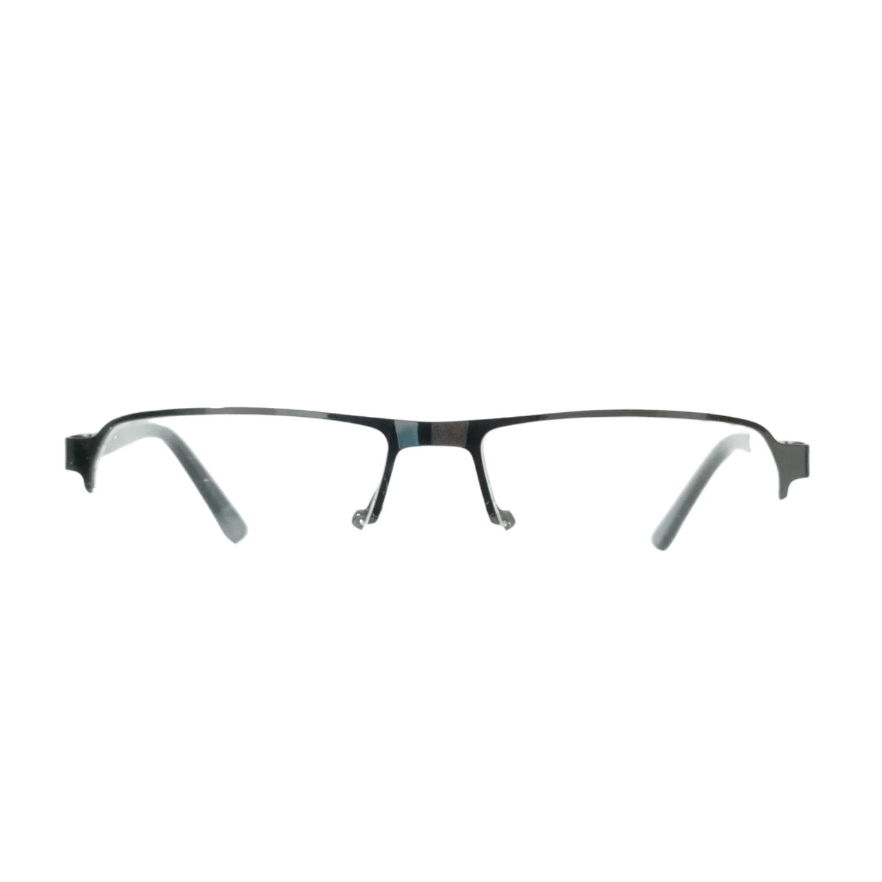 Luxury Executive Rectangle Grey Half Frame Supra Glasses