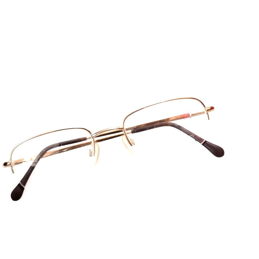 Gold Metal Supra Progressive Multifocal No-Line Bifocal Glasses for Men and Women