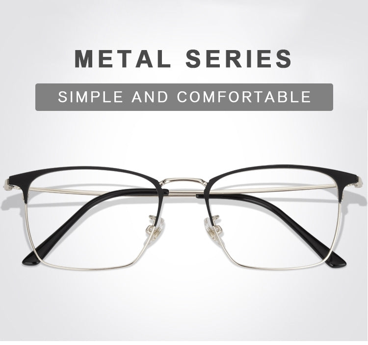 Progressive Multifocal Reading Glasses with Blue Light Filter Anti Glare Lens