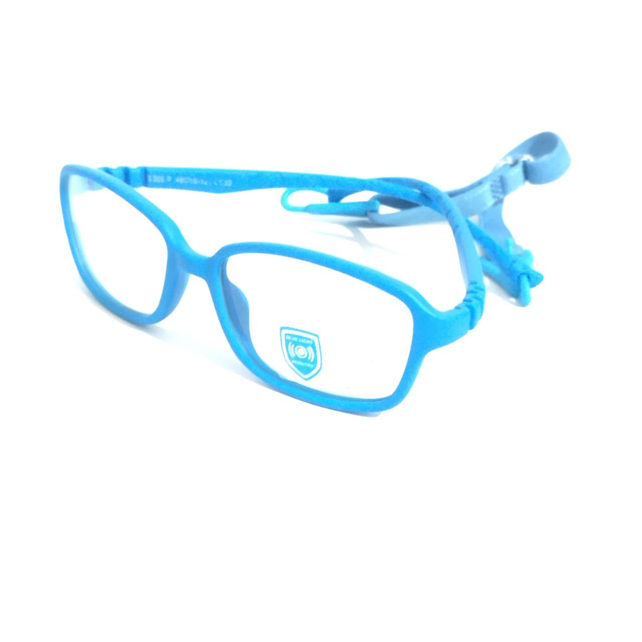 Trendy Blue Unbreakable Kids Flexible Glasses Age 3 to 6 Years