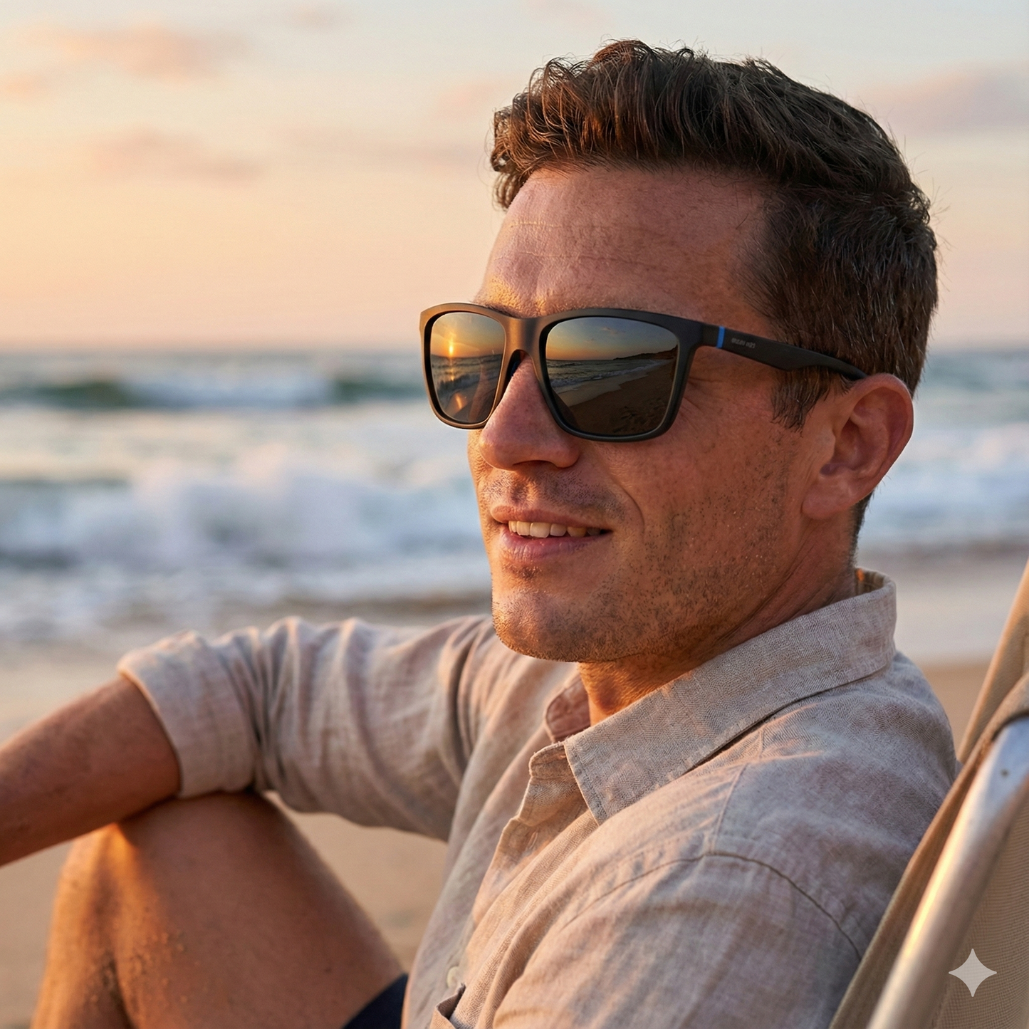 Polarized Sports Sunglasses for Men – Non-Slip, Flexible & Ultra-Durable
