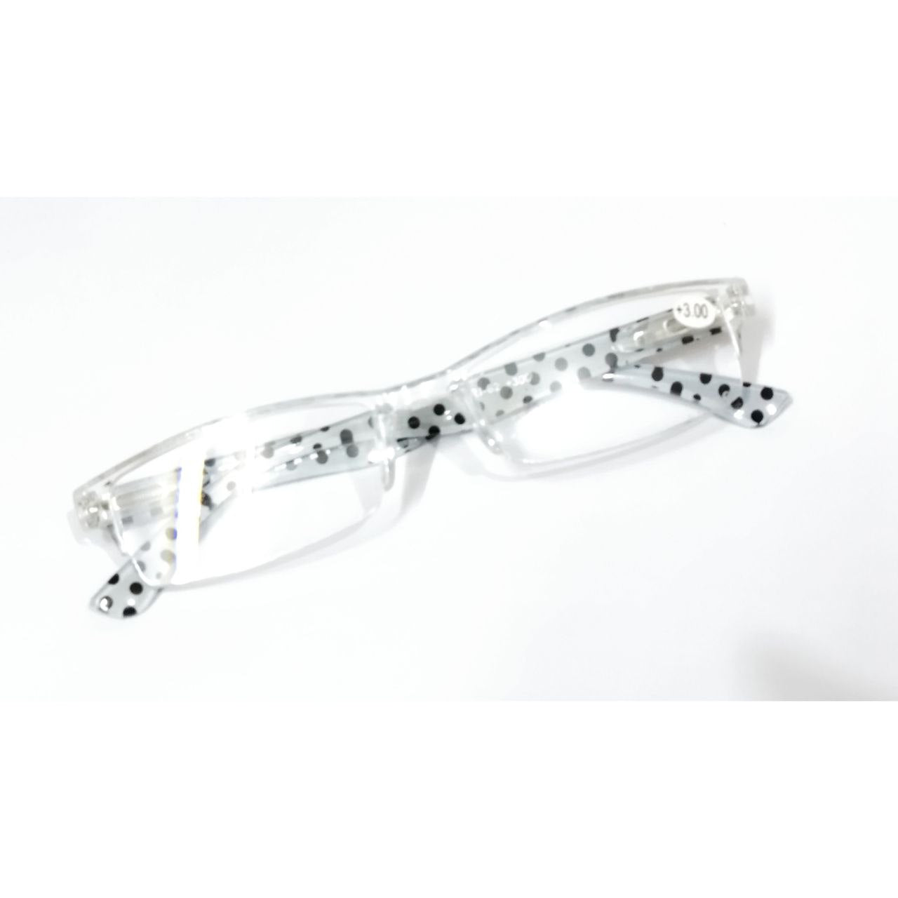Trendy Polka Dot Supra Reading Glasses Power +3.00