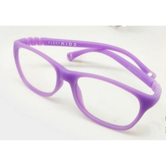 Purple Trendy Kids Flexible Glasses with Blue Block Filter Lenses 1254