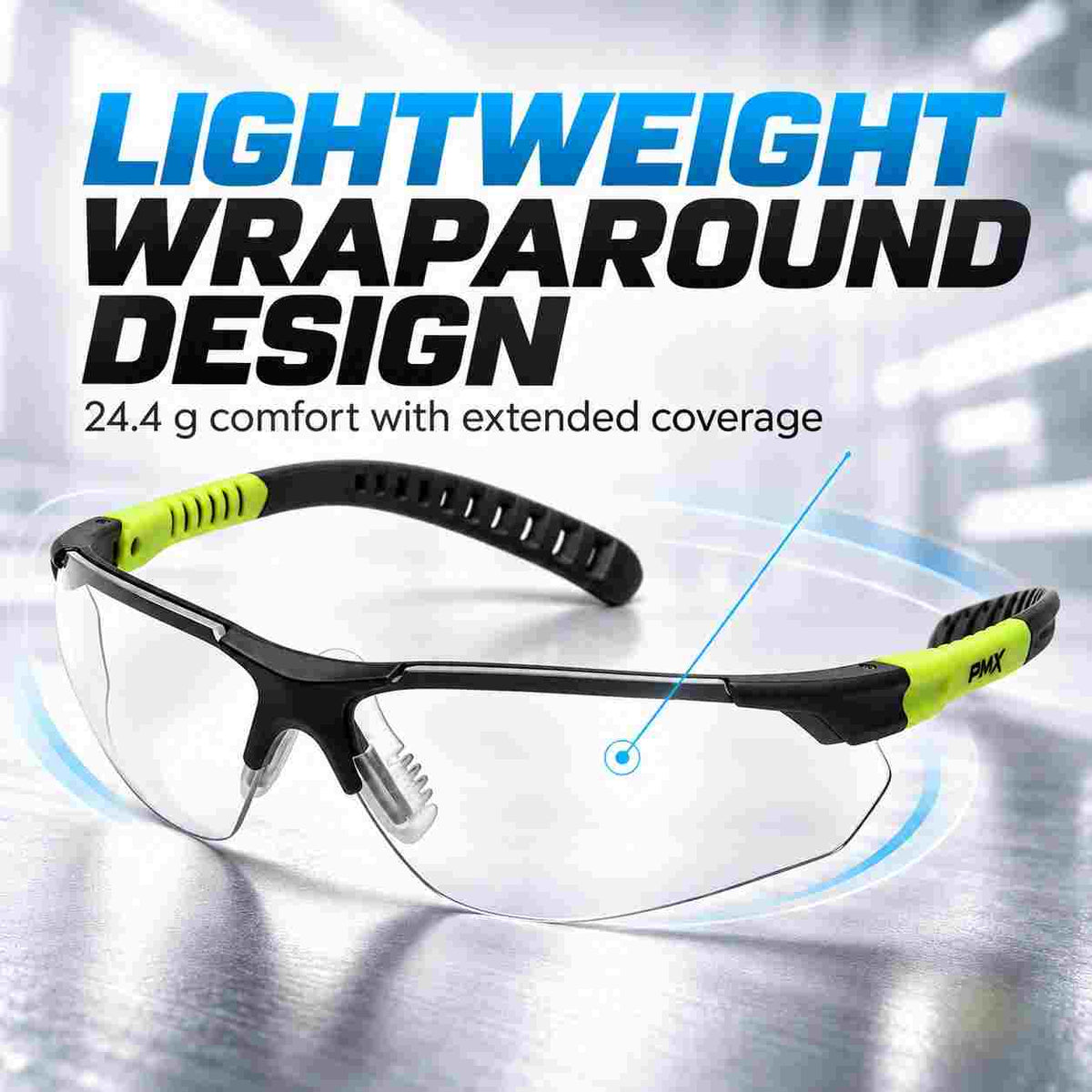 Pyramex Sitecore H2MAX anti-fog safety glasses application image 32