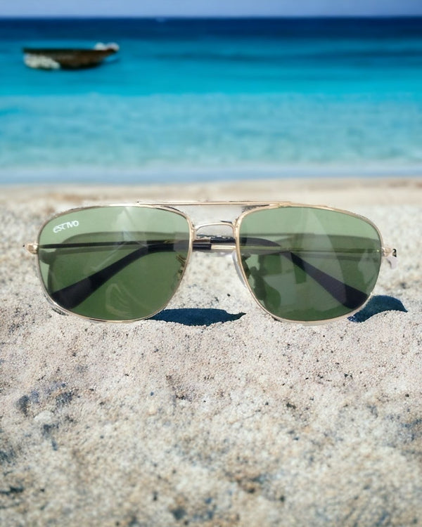 Rectangle Pilot Sunglasses 3146