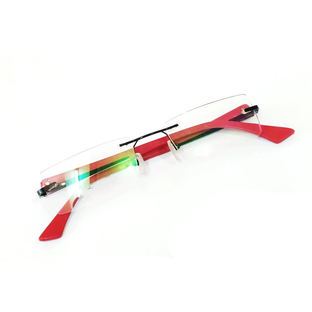 Lightweight Rimless Glasses with Blue Light Filter - Stylish and Functional 35084