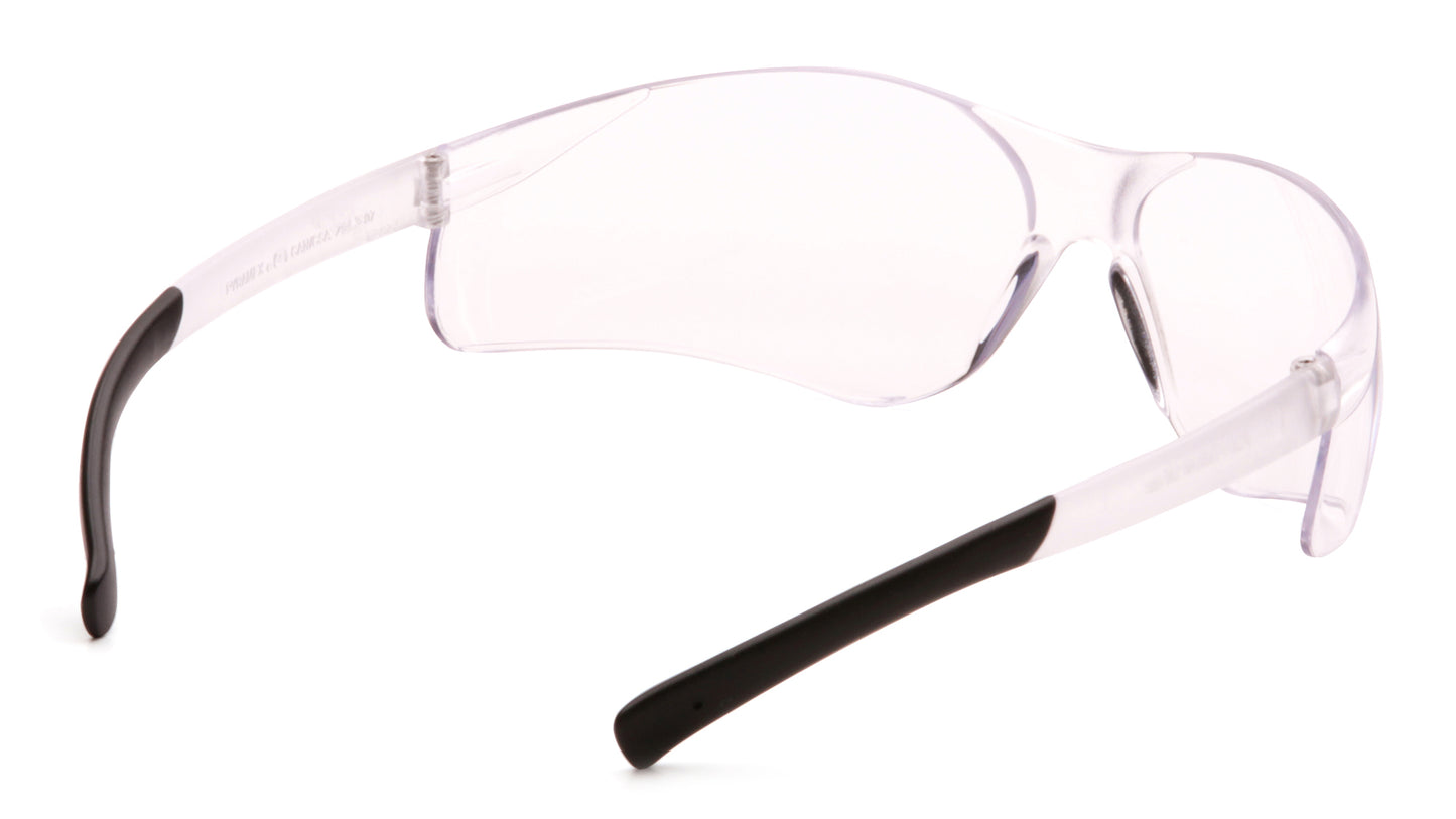 Pyramex Ztek Safety Glasses Clear Frame Clear Lens S2510S