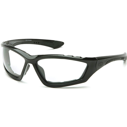 Pyramex Accurist Safety Glass Black Frame Clear Anti-Fog Lens