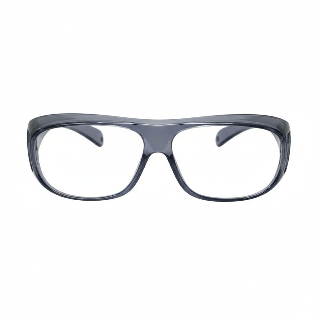 Smoke Grey Dust Protection Glasses | Over-Spec Safety Eye Shield